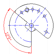 129 градуса между ексцентриците на вибратора