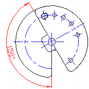 150 градуса между ексцентриците на вибратора